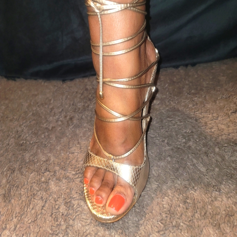 Gold Sandals